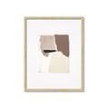 Picture of Mocha Symmetry I _GroupedProduct_Rectangle_Portrait_Framed_Matted_