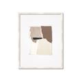 Picture of Mocha Symmetry I _GroupedProduct_Rectangle_Portrait_Framed_Matted_