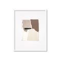 Picture of Mocha Symmetry I _GroupedProduct_Rectangle_Portrait_Framed_Matted_