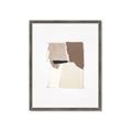 Picture of Mocha Symmetry I _GroupedProduct_Rectangle_Portrait_Framed_Matted_