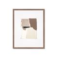 Picture of Mocha Symmetry I _GroupedProduct_Rectangle_Portrait_Framed_Matted_