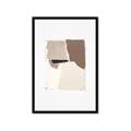 Picture of Mocha Symmetry I _GroupedProduct_Rectangle_Portrait_Framed_Matted_