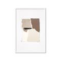 Picture of Mocha Symmetry I _GroupedProduct_Rectangle_Portrait_Framed_Matted_