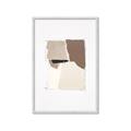 Picture of Mocha Symmetry I _GroupedProduct_Rectangle_Portrait_Framed_Matted_