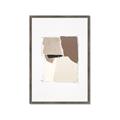 Picture of Mocha Symmetry I _GroupedProduct_Rectangle_Portrait_Framed_Matted_
