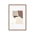 Picture of Mocha Symmetry I _GroupedProduct_Rectangle_Portrait_Framed_Matted_