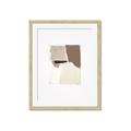 Picture of Mocha Symmetry I _GroupedProduct_Rectangle_Portrait_Framed_Matted_