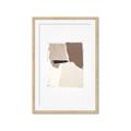 Picture of Mocha Symmetry I _GroupedProduct_Rectangle_Portrait_Framed_Matted_