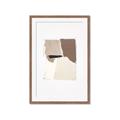 Picture of Mocha Symmetry I _GroupedProduct_Rectangle_Portrait_Framed_Matted_