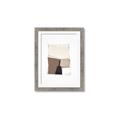 Picture of Mocha Symmetry II _GroupedProduct_Rectangle_Portrait_Framed_Matted_