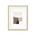 Picture of Mocha Symmetry II _GroupedProduct_Rectangle_Portrait_Framed_Matted_