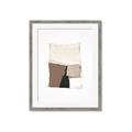 Picture of Mocha Symmetry II _GroupedProduct_Rectangle_Portrait_Framed_Matted_