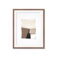 Picture of Mocha Symmetry II _GroupedProduct_Rectangle_Portrait_Framed_Matted_