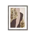 Picture of Golden Abstract _GroupedProduct_Rectangle_Portrait_Framed_Matted_