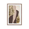 Picture of Golden Abstract _GroupedProduct_Rectangle_Portrait_Framed_Matted_
