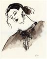 Picture of Feminine Flourish in Ink _GroupedProduct_Rectangle_Portrait_Unframed_Print_Only_