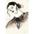 Picture of Feminine Flourish in Ink _GroupedProduct_Rectangle_Portrait_Unframed_Print_Only_