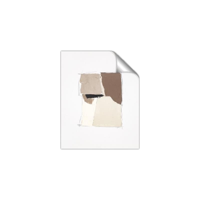 Picture of Mocha Symmetry I _GroupedProduct_Rectangle_Portrait_Unframed_Print_Only_