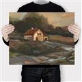 Picture of Shadows of the Old Barn _GroupedProduct_Rectangle_Landscape_Canvas_