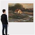 Picture of Shadows of the Old Barn _GroupedProduct_Rectangle_Landscape_Canvas_