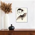 Picture of Feminine Flourish in Ink _GroupedProduct_Rectangle_Portrait_Canvas_Framed_