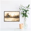 Picture of Mocha Landscape _GroupedProduct_Rectangle_Landscape_Canvas_Framed_