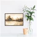 Picture of Mocha Landscape _GroupedProduct_Rectangle_Landscape_Canvas_Framed_