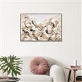 Picture of Sepia Blossoms _GroupedProduct_Rectangle_Landscape_Canvas_Framed_