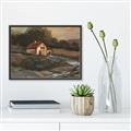 Picture of Shadows of the Old Barn _GroupedProduct_Rectangle_Landscape_Canvas_Framed_