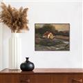Picture of Shadows of the Old Barn _GroupedProduct_Rectangle_Landscape_Canvas_Framed_