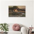 Picture of Shadows of the Old Barn _GroupedProduct_Rectangle_Landscape_Canvas_Framed_