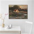 Picture of Shadows of the Old Barn _GroupedProduct_Rectangle_Landscape_Canvas_Framed_