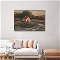Picture of Shadows of the Old Barn _GroupedProduct_Rectangle_Landscape_Canvas_Framed_