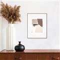 Picture of Mocha Symmetry I _GroupedProduct_Rectangle_Portrait_Canvas_Framed_