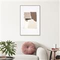 Picture of Mocha Symmetry I _GroupedProduct_Rectangle_Portrait_Canvas_Framed_