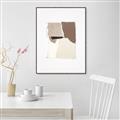 Picture of Mocha Symmetry I _GroupedProduct_Rectangle_Portrait_Canvas_Framed_