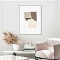 Picture of Mocha Symmetry I _GroupedProduct_Rectangle_Portrait_Canvas_Framed_
