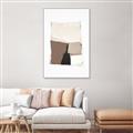 Picture of Mocha Symmetry II _GroupedProduct_Rectangle_Portrait_Canvas_Framed_