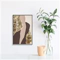Picture of Golden Abstract _GroupedProduct_Rectangle_Portrait_Canvas_Framed_