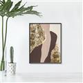 Picture of Golden Abstract _GroupedProduct_Rectangle_Portrait_Canvas_Framed_