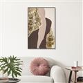 Picture of Golden Abstract _GroupedProduct_Rectangle_Portrait_Canvas_Framed_