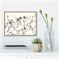 Picture of Blooming in Lines _GroupedProduct_Rectangle_Landscape_Canvas_Framed_