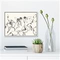Picture of Blooming in Lines _GroupedProduct_Rectangle_Landscape_Canvas_Framed_