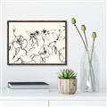 Picture of Blooming in Lines _GroupedProduct_Rectangle_Landscape_Canvas_Framed_