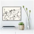 Picture of Blooming in Lines _GroupedProduct_Rectangle_Landscape_Canvas_Framed_