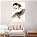 Picture of Feminine Flourish in Ink _GroupedProduct_Rectangle_Portrait_Unframed_Print_Only_