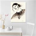 Picture of Feminine Flourish in Ink _GroupedProduct_Rectangle_Portrait_Unframed_Print_Only_