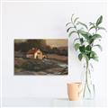 Picture of Shadows of the Old Barn _GroupedProduct_Rectangle_Landscape_Unframed_Print_Only_
