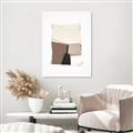 Picture of Mocha Symmetry II _GroupedProduct_Rectangle_Portrait_Unframed_Print_Only_