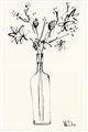 Picture of Sketched Flower _GroupedProduct_Rectangle_Portrait_Unframed_Print_Only_